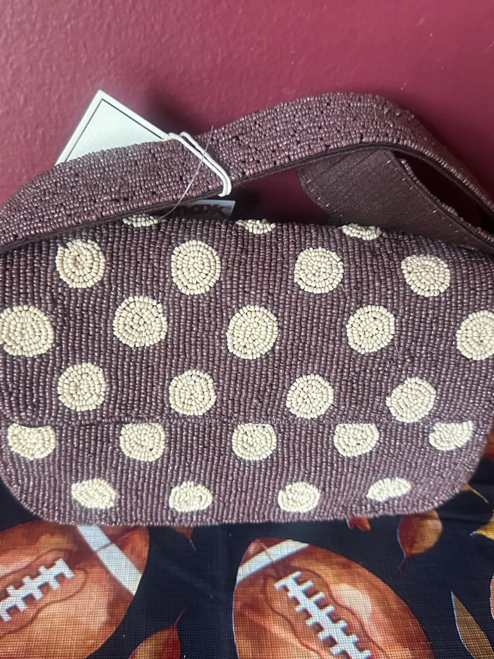 Viral DOTS beaded bag! NWT!